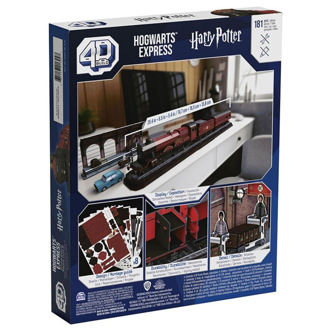 4D пъзел Spin Master Harry Potter Hogwarts Express, 181 ч.