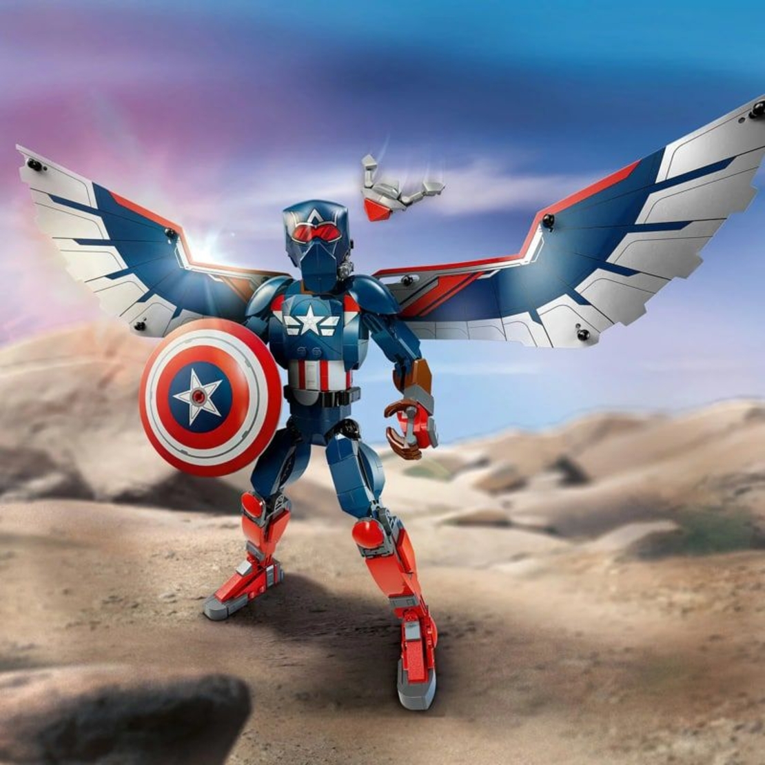LEGO® Marvel Фигура за изграждане: Капитан Америка 76296