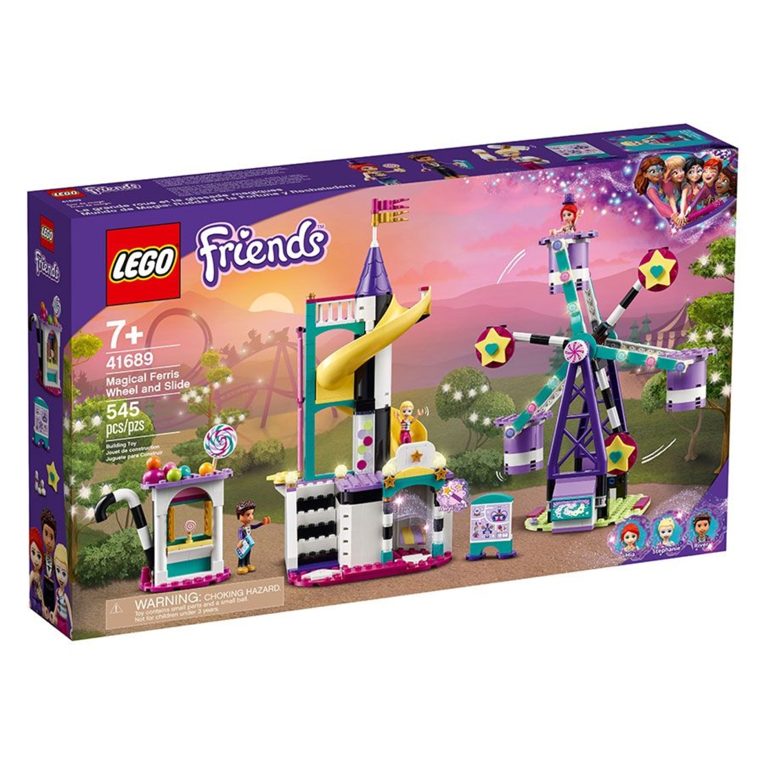 LEGO® Friends Магическо виенско колело и пързалка 41689