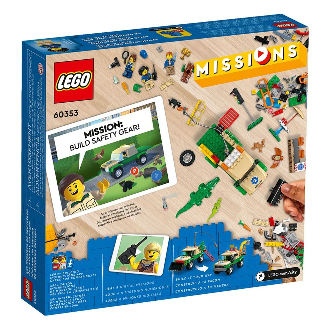 LEGO® City Мисии за спасяване на диви животни 60353