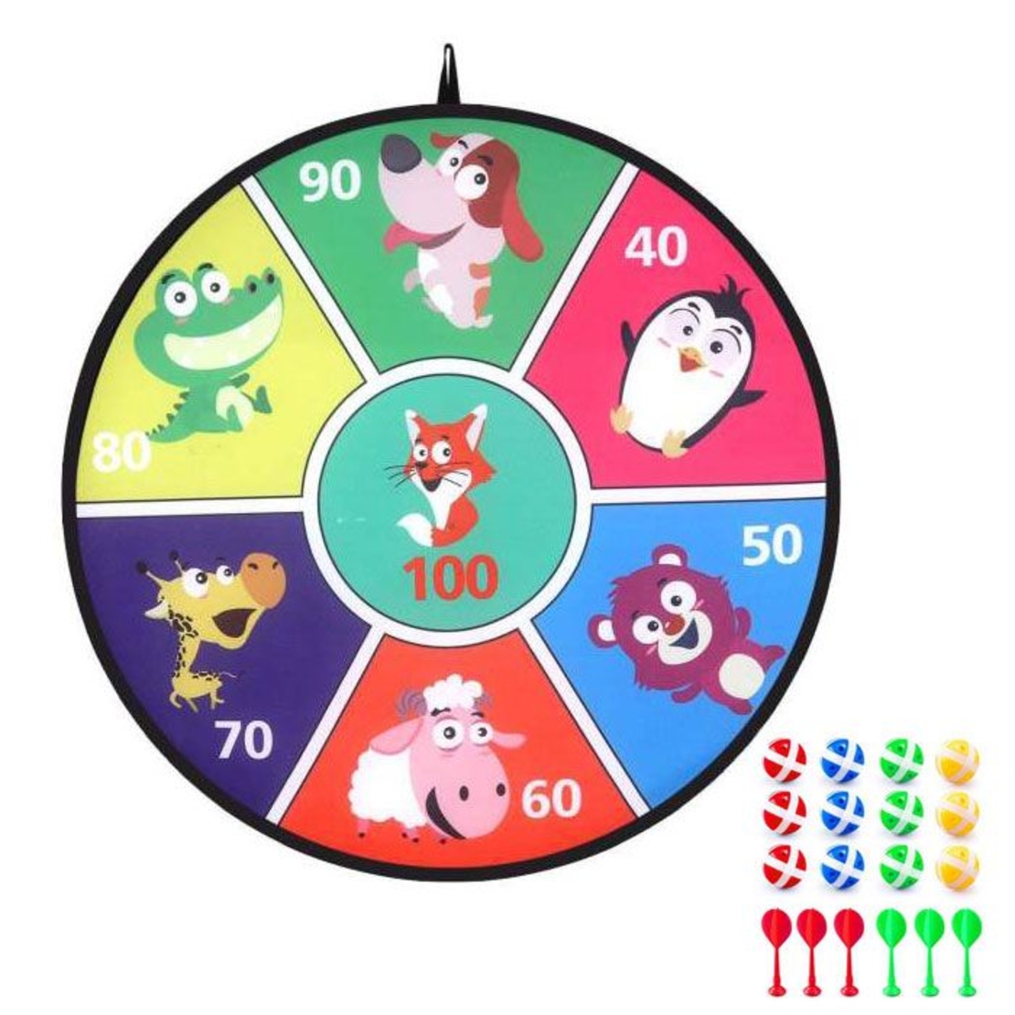 Детска игра за точност Raya Toys Мишена с лепящи топки и стрели