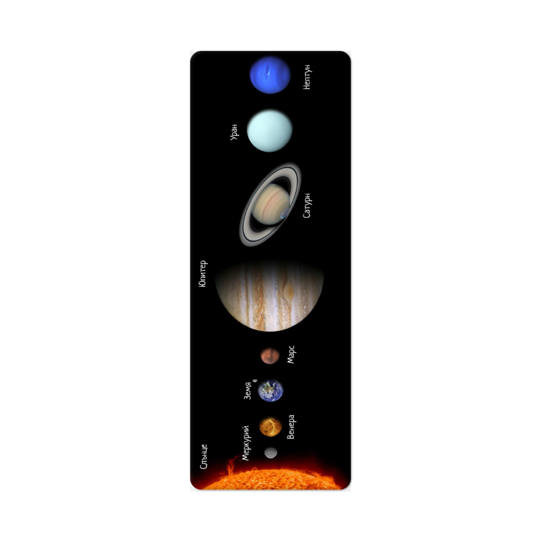 3D книгоразделител - Слъчева система