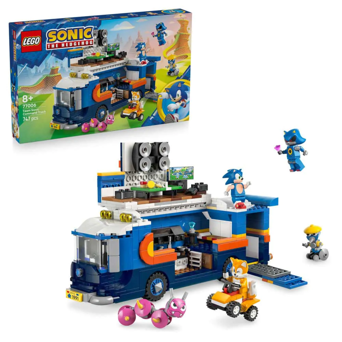 LEGO® Sonic Команден камион на екипа на Sonic 77006