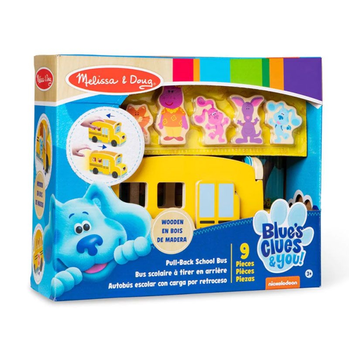 Дървен училищен автобус Melissa & Doug Blue's Clues & You, 33011