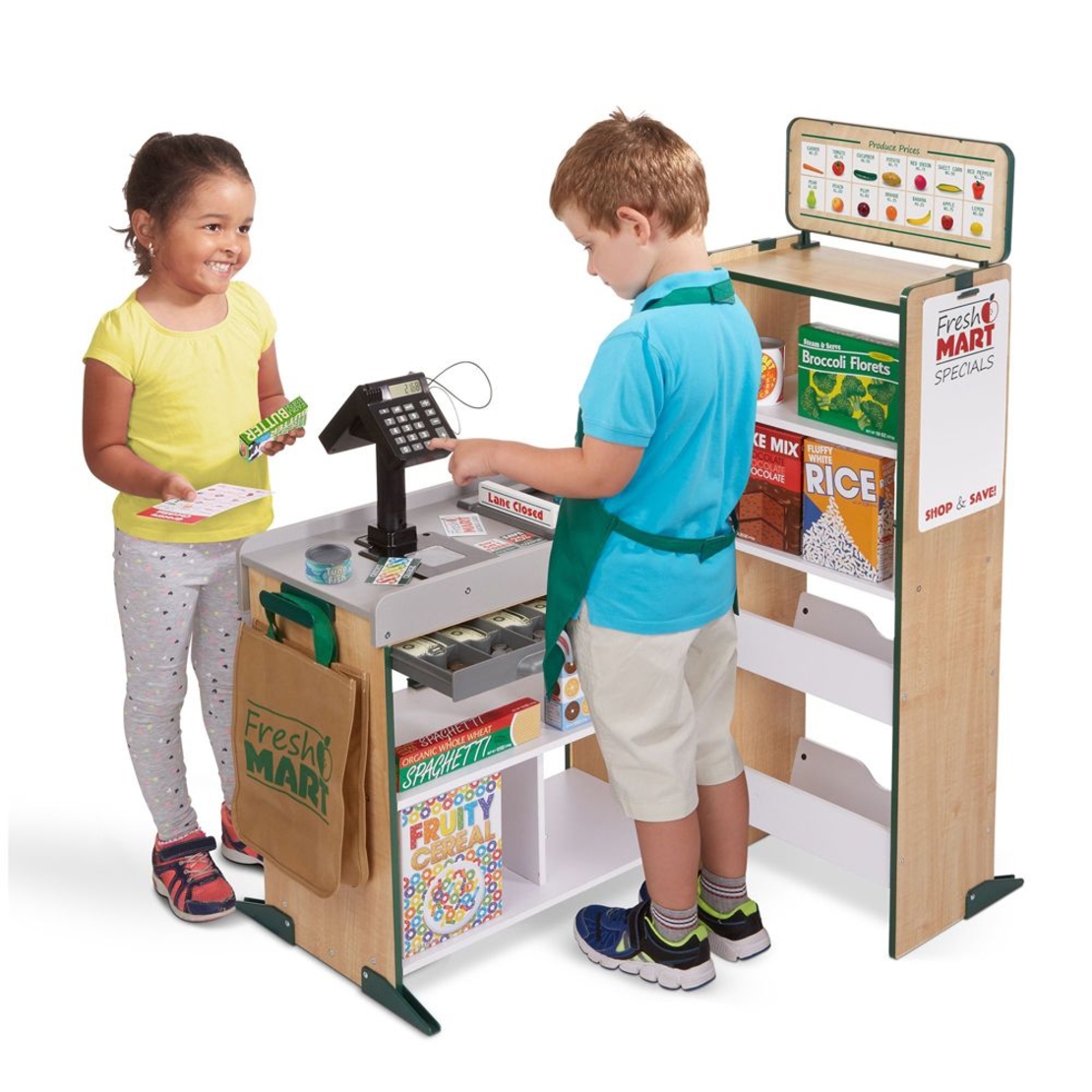 Дървен супермаркет Melissa&Doug Fresh Market 19340