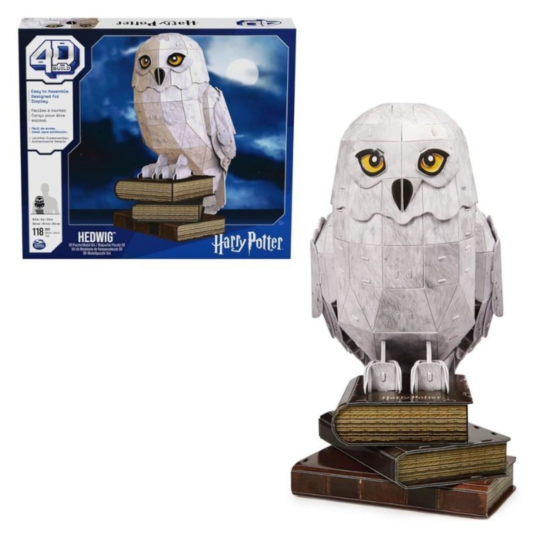 4D пъзел Spin Master Harry Potter Hedwig, 118 ч.