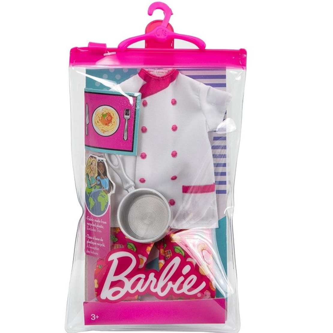 Комплект дрехи за кукла Mattel Barbie Career, Готвач