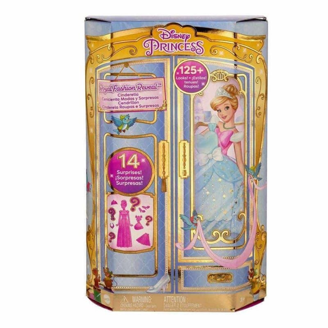 Кукла с аксесоари Hasbro Disney Princess Cinderella Fashion Reveal 27 см.