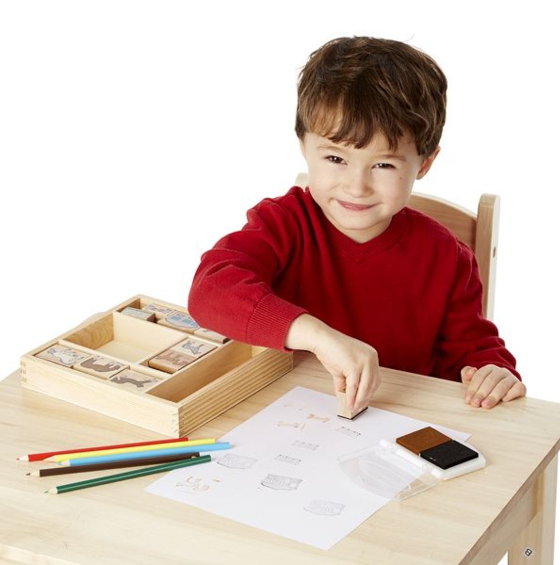 Дървени печати Melissa and Doug Кончета 12410