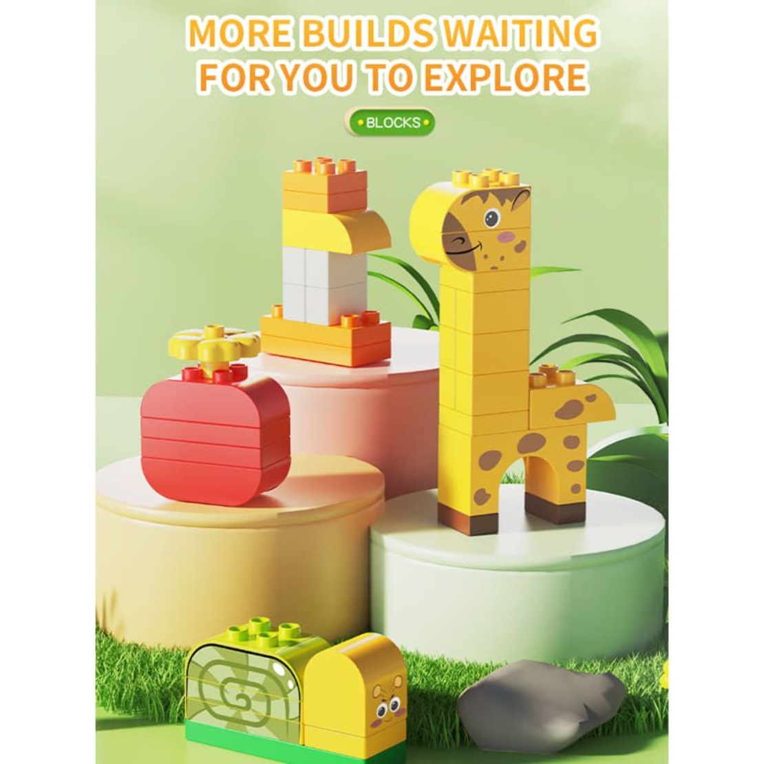 Конструктор Feelo Направи си сам Фигурки, 139 ч.