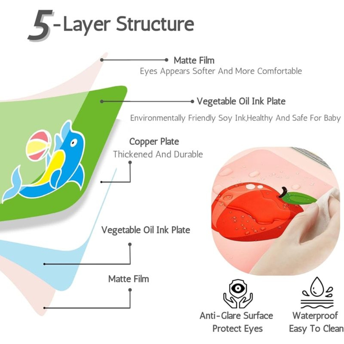 Комплект бебешки карти за визуална стимулация Raya Toys, 0-3 г.