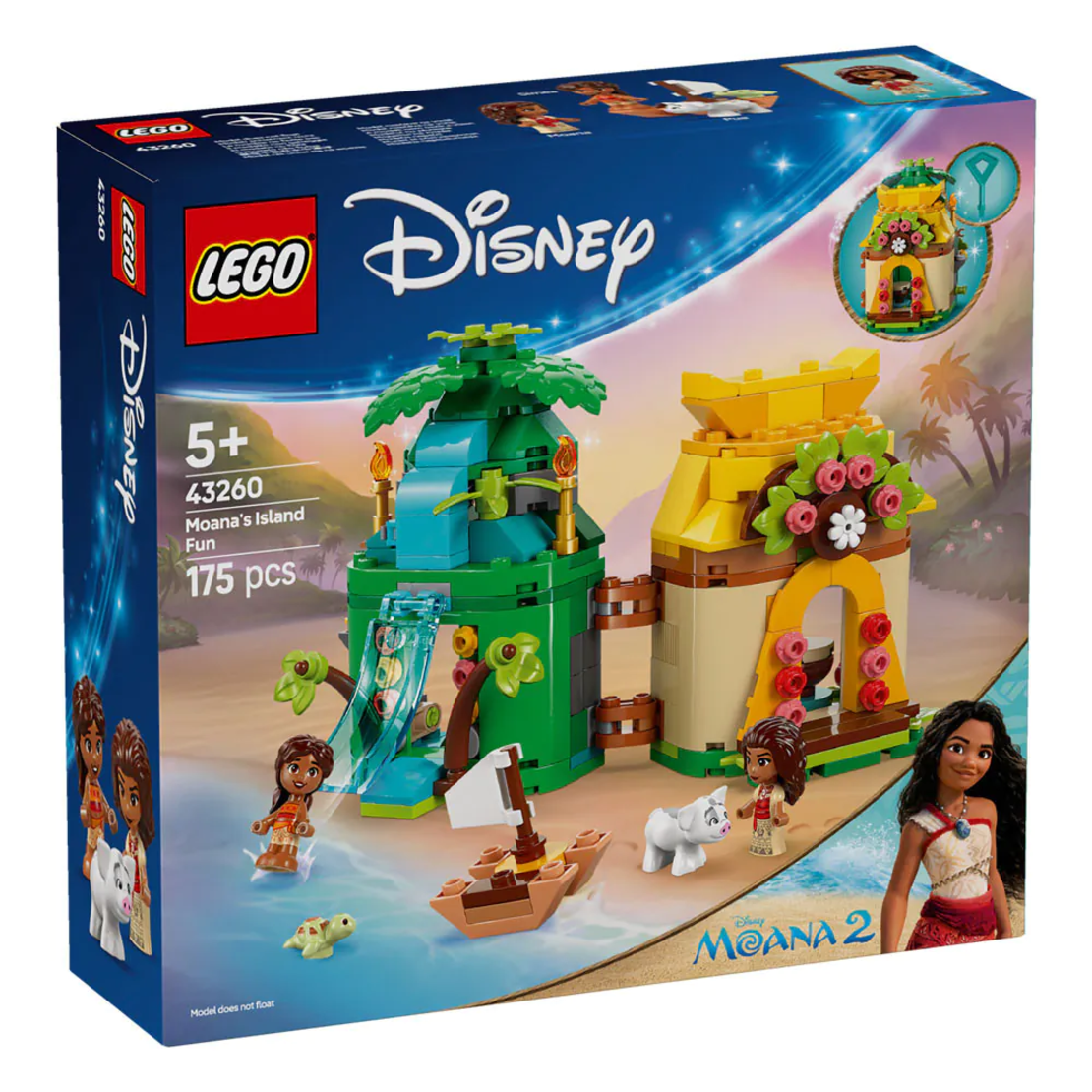 LEGO® Disney Островни забавления с Ваяна 43260
