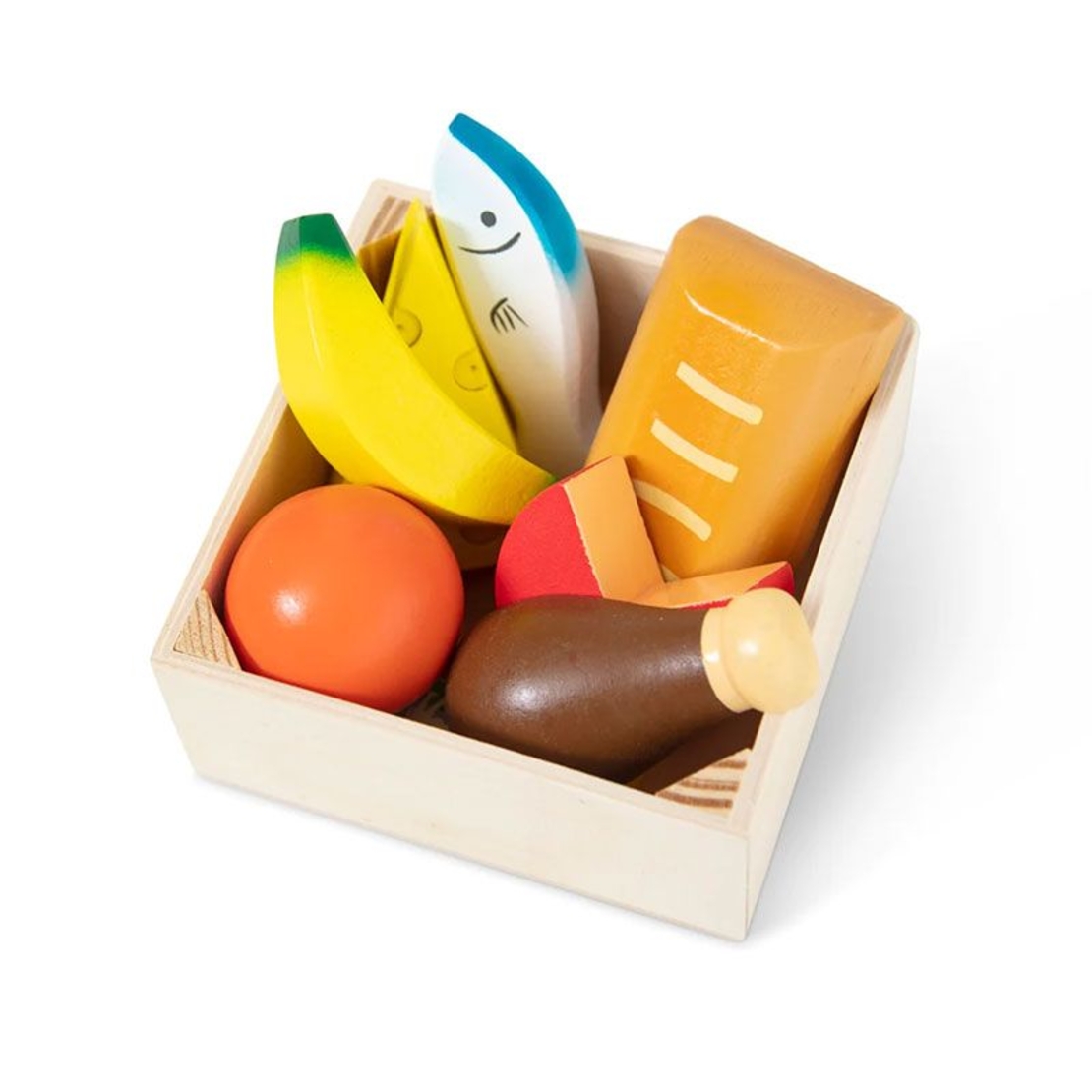 Дървен комплект Melissa and Doug 5 Групи храни, 271
