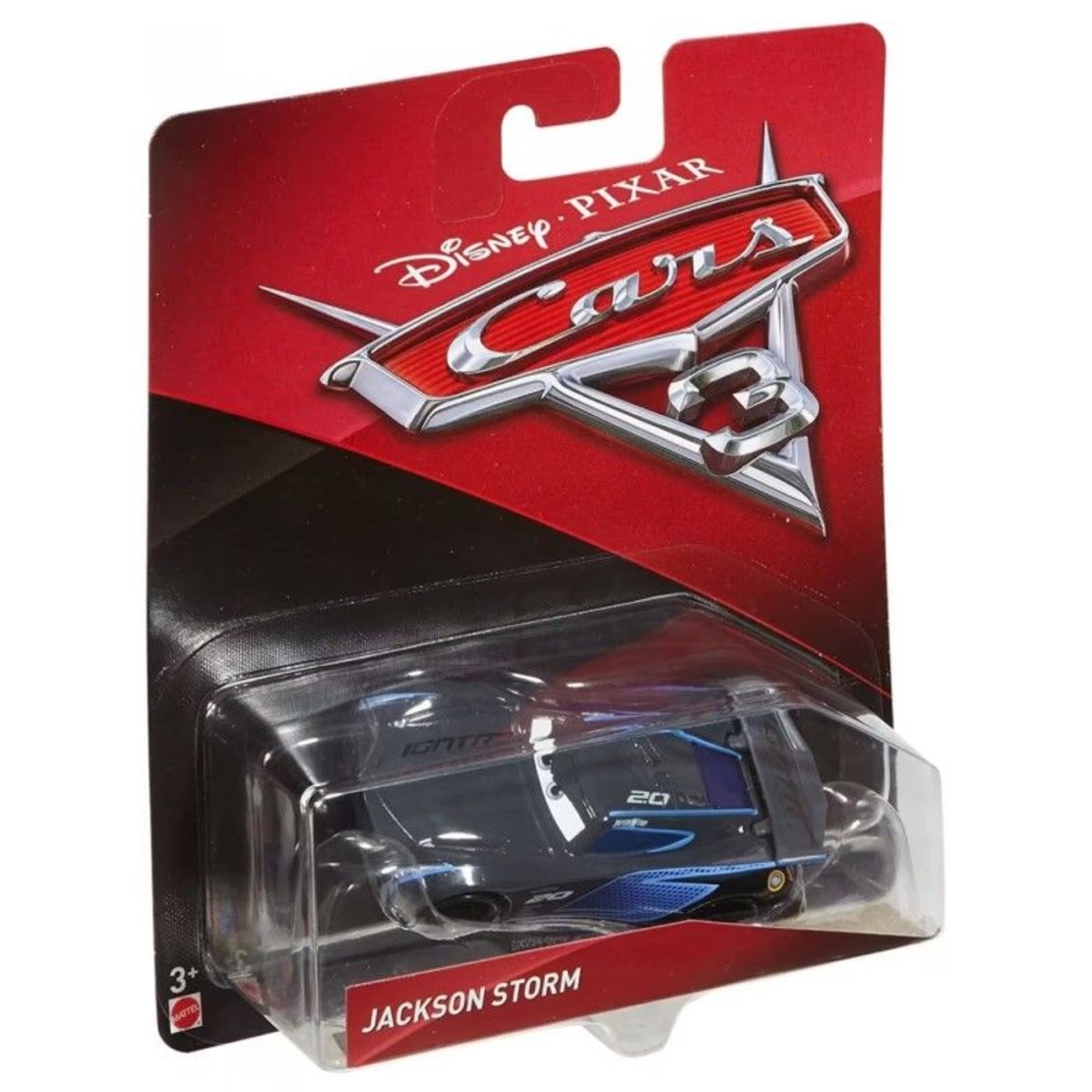 Метална количка Mattel Cars Jackson Storm 1:55