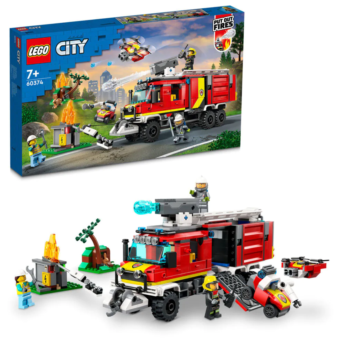 LEGO® City Камион на пожарната команда 60374