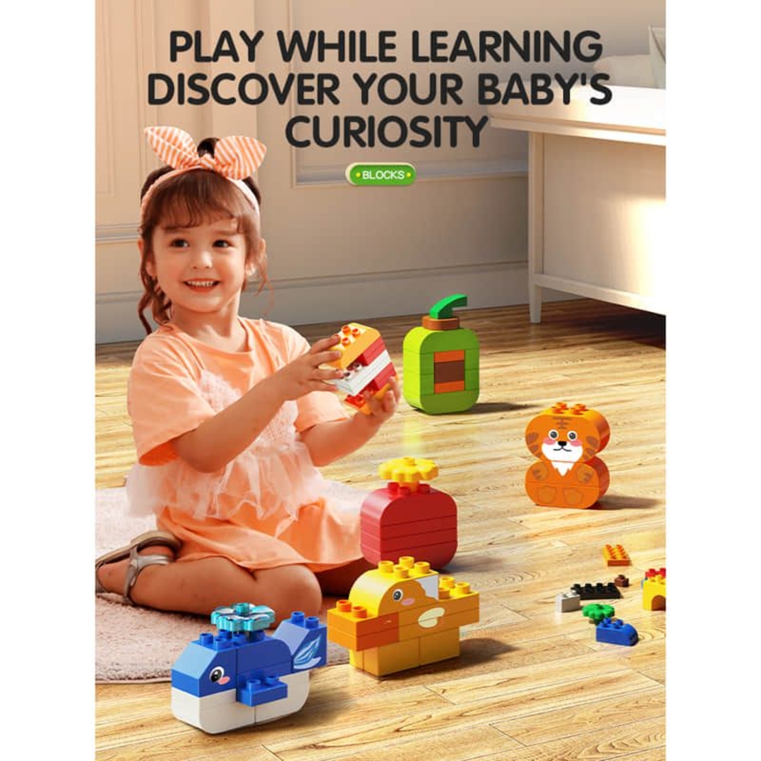 Конструктор Feelo Направи си сам Фигурки, 139 ч.