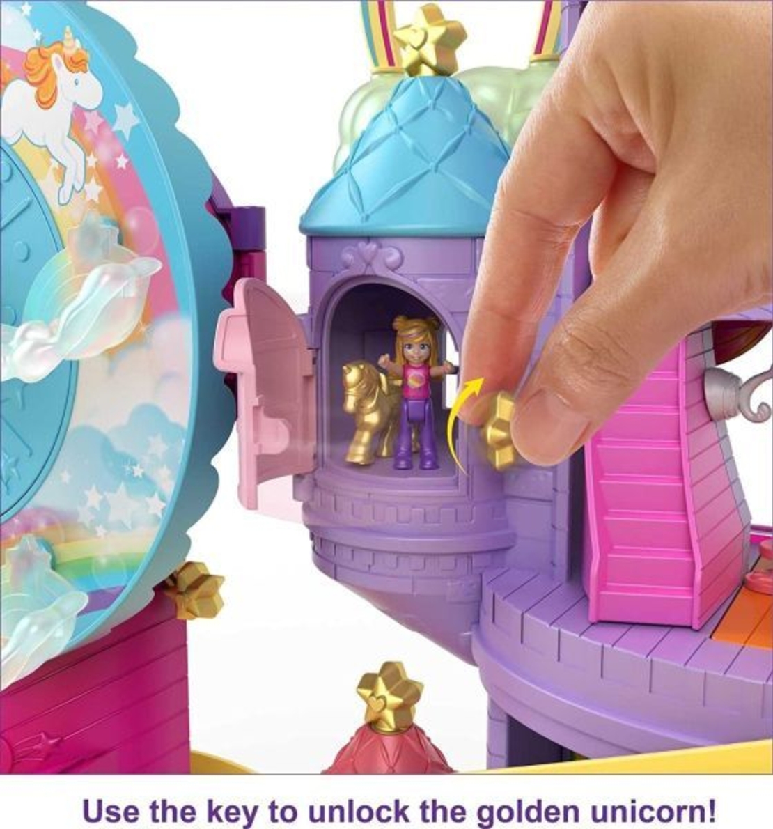Комплект Polly Pocket Rainbow Funland Theme Park