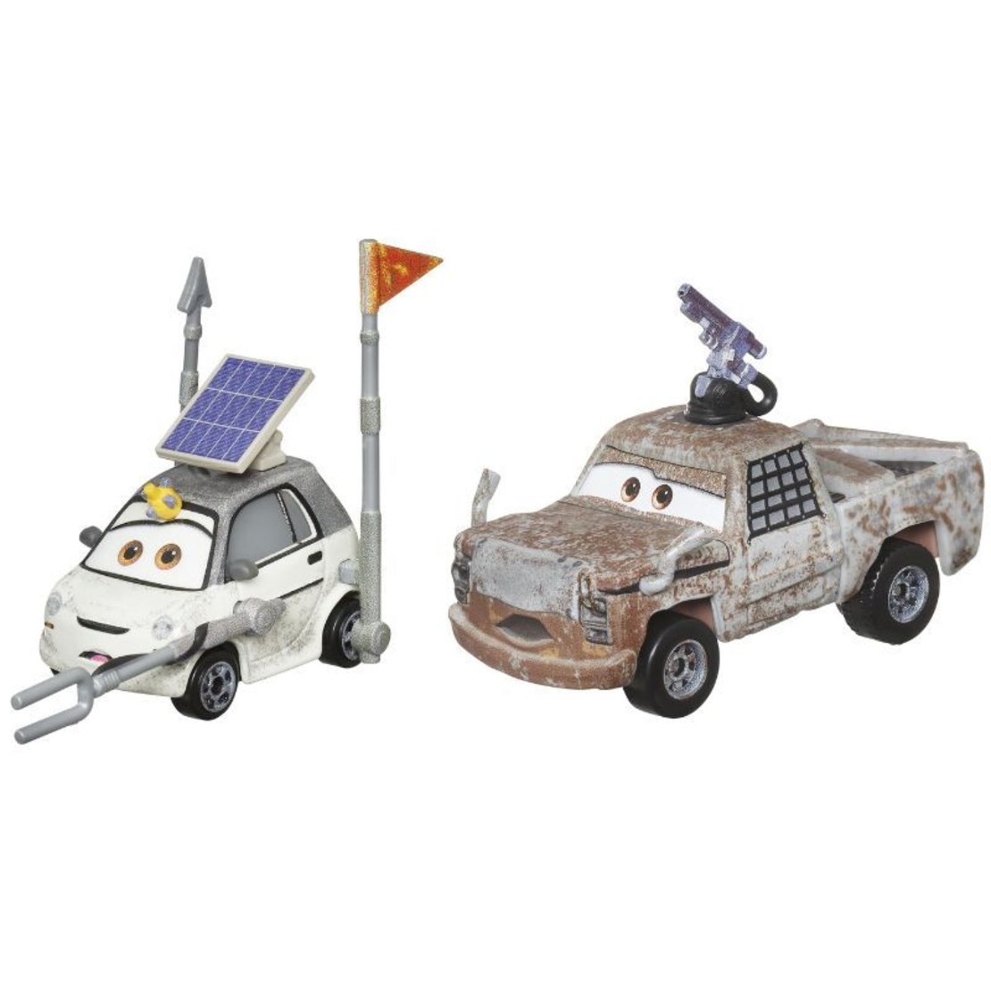 Метална количка Mattel Disney Cars Ken Enginoki и Justin Roadritte, HTX13