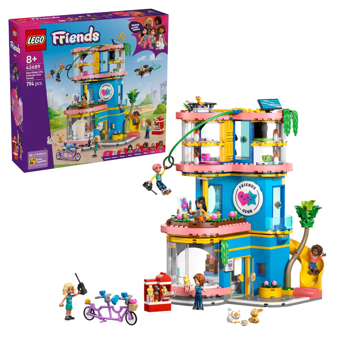 LEGO® Friends Къща на клуба на приятелите в Хартлейк Сити 42689