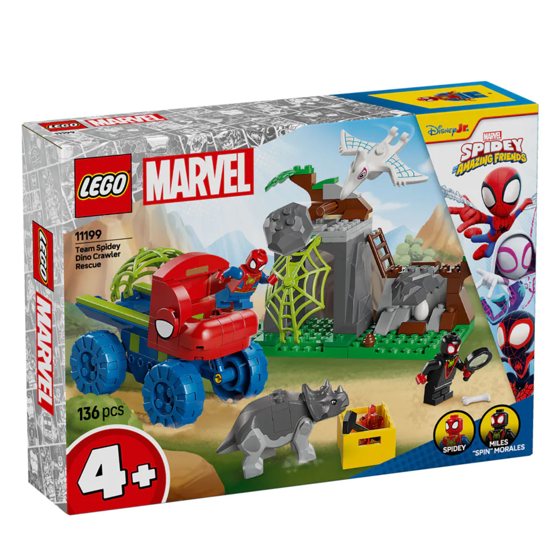 LEGO® Marvel Spidey Спасителна дино машина 11199