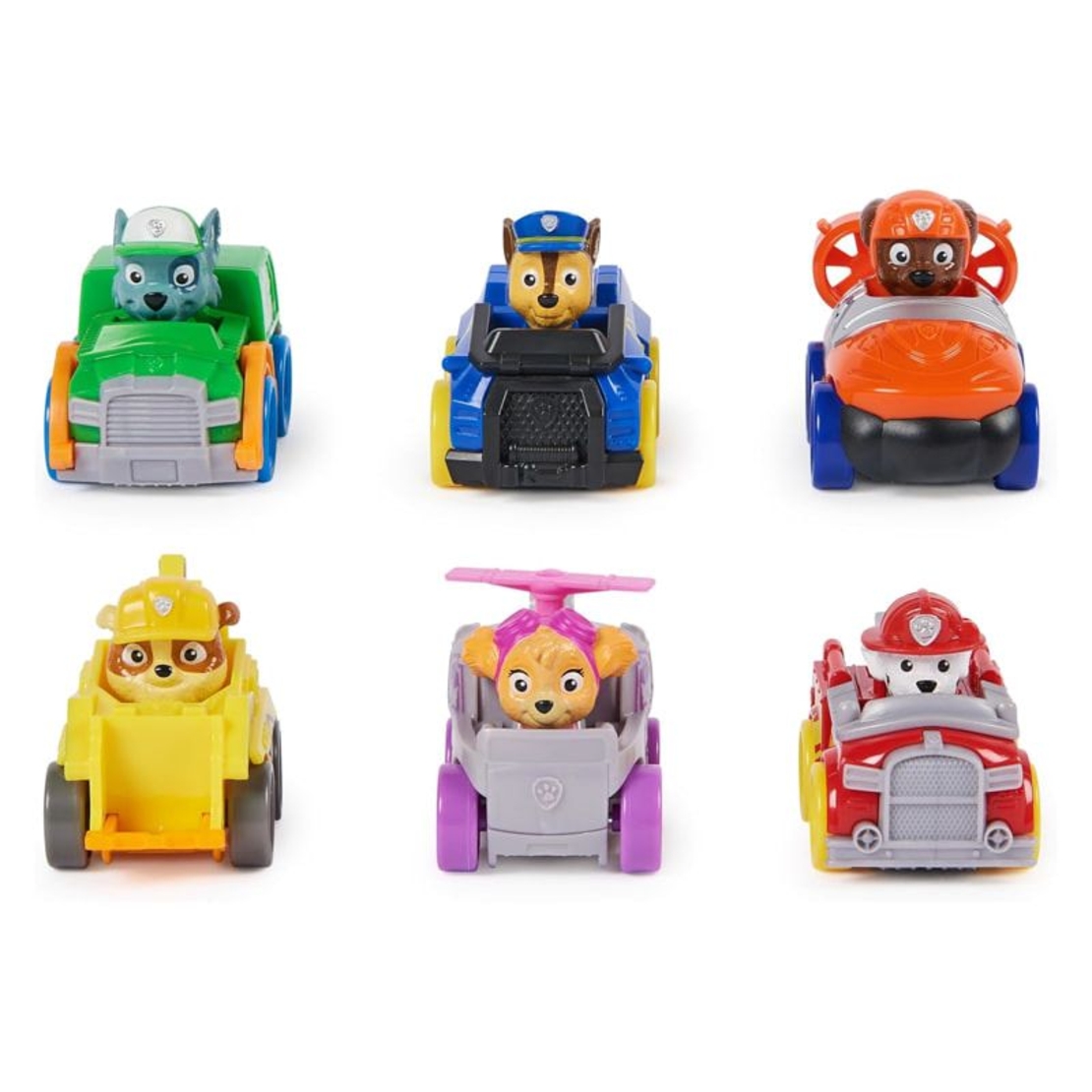 Комплект колички Spin Master Paw Patrol Pup Squad Racers, 6 бр.