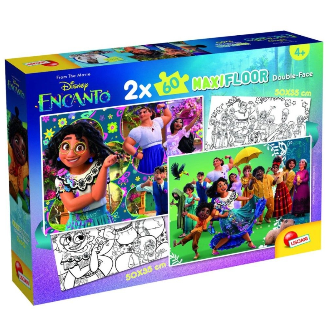 Двустранен Пъзел Lisciani Disney Енканто 2x60ч.