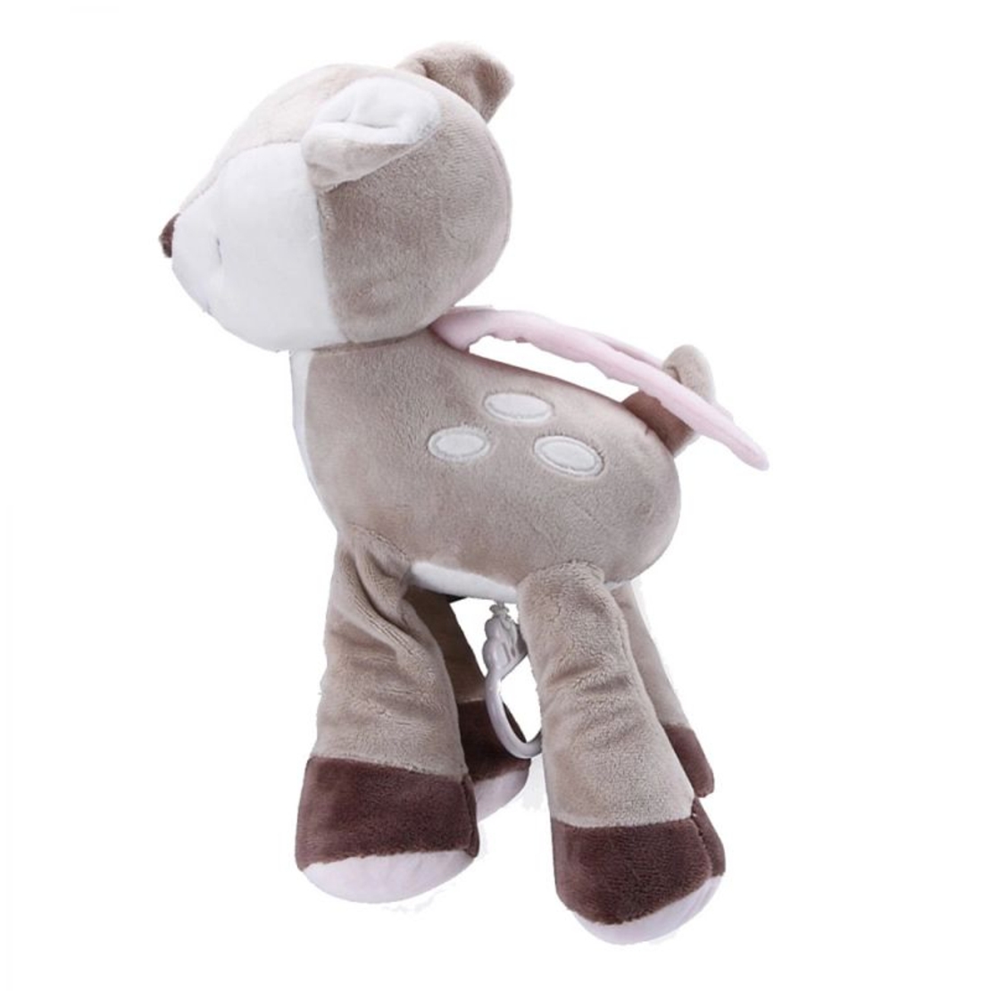 Плюшена играчка Raya Toys Portable Baby Soother Deer, с музика