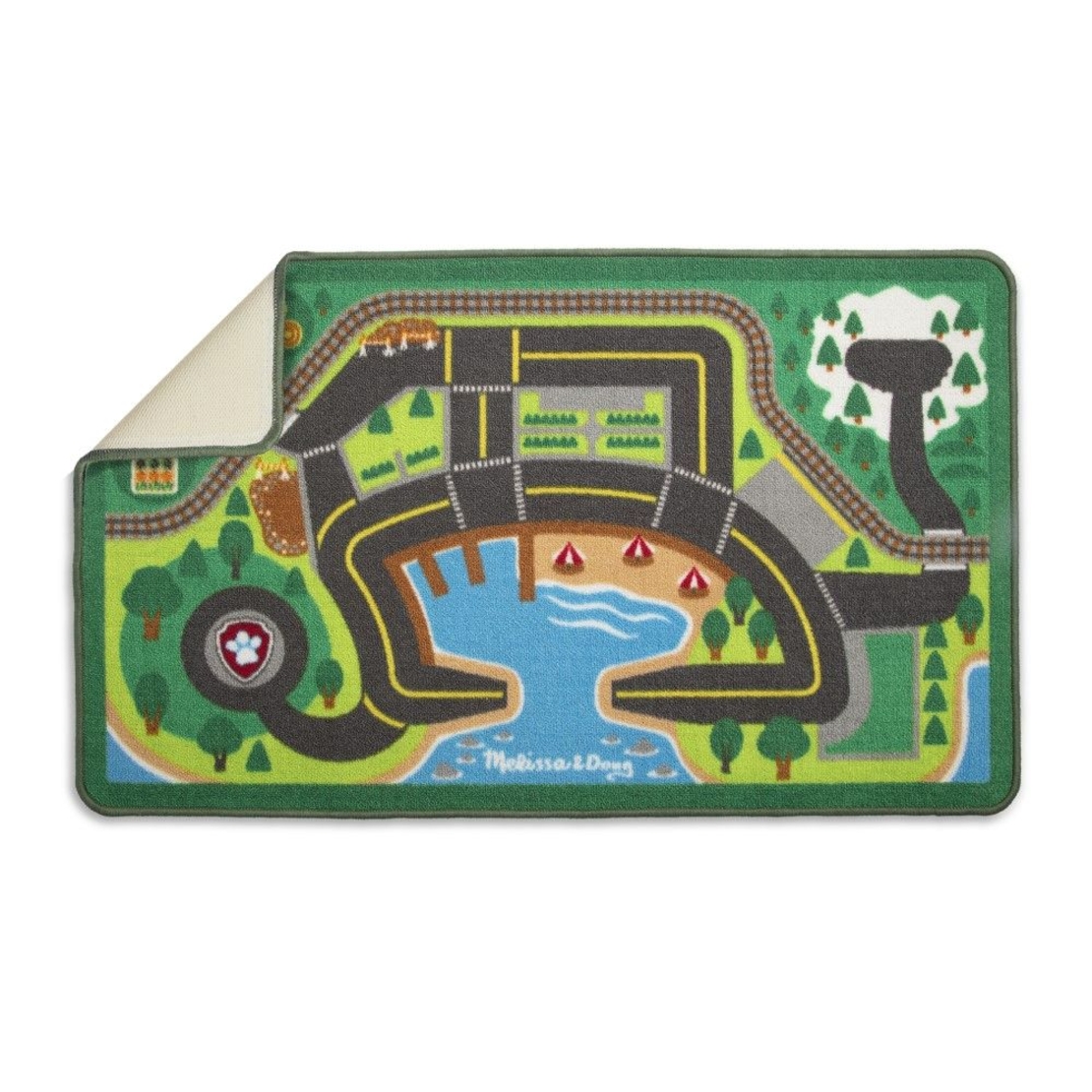 Килимче за игра с дървени превозни средства Melissa and Doug Paw Patrol 33273