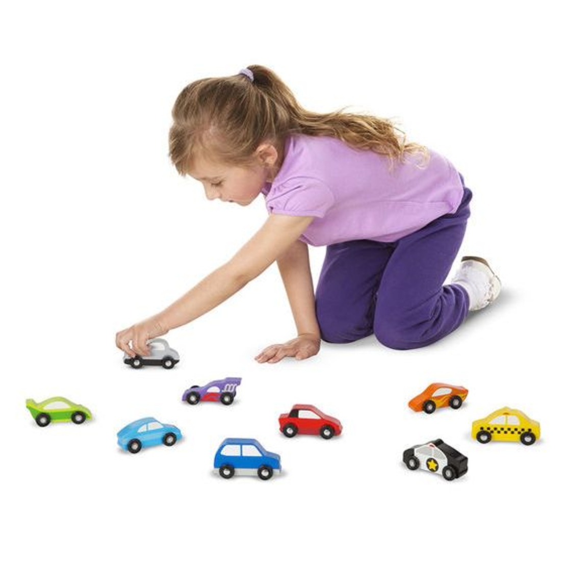 Детски коли за игра Melissa and Doug 9 бр. 13178