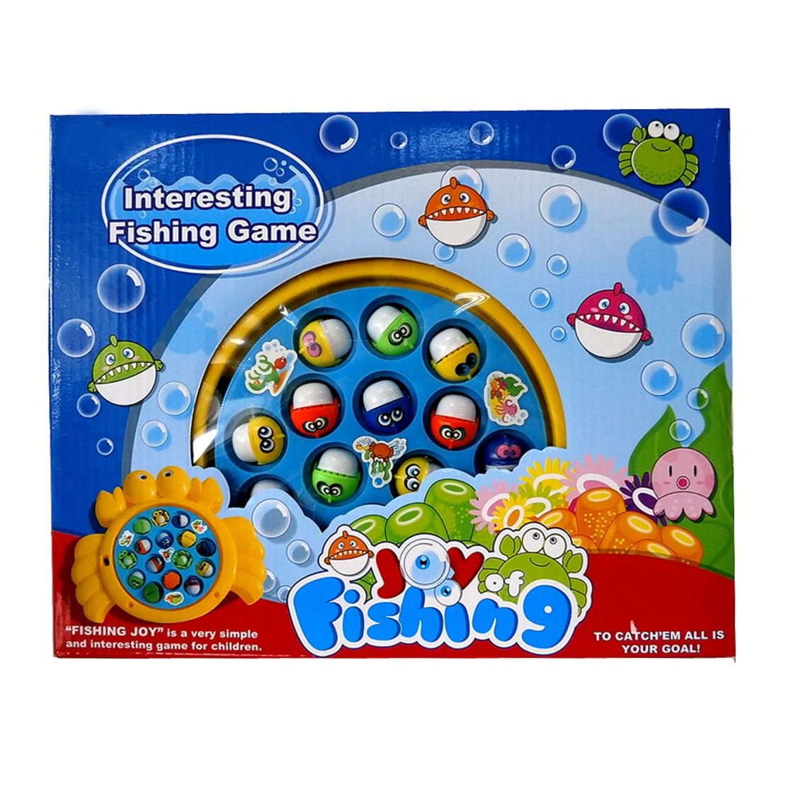 Игра Риболов Рак на батерии Raya Toys, Жълт