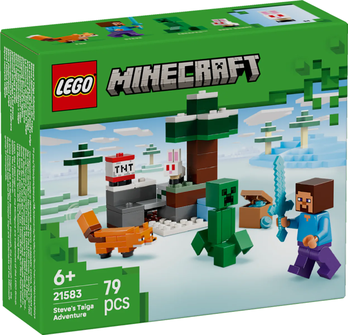 LEGO® Minecraft® Приключението на Стив в тайгата 21583