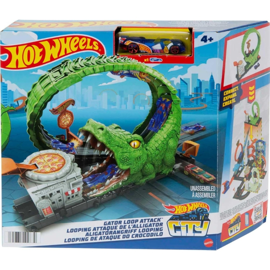 Писта Mattel Hot Wheels City Атаката на алигатора