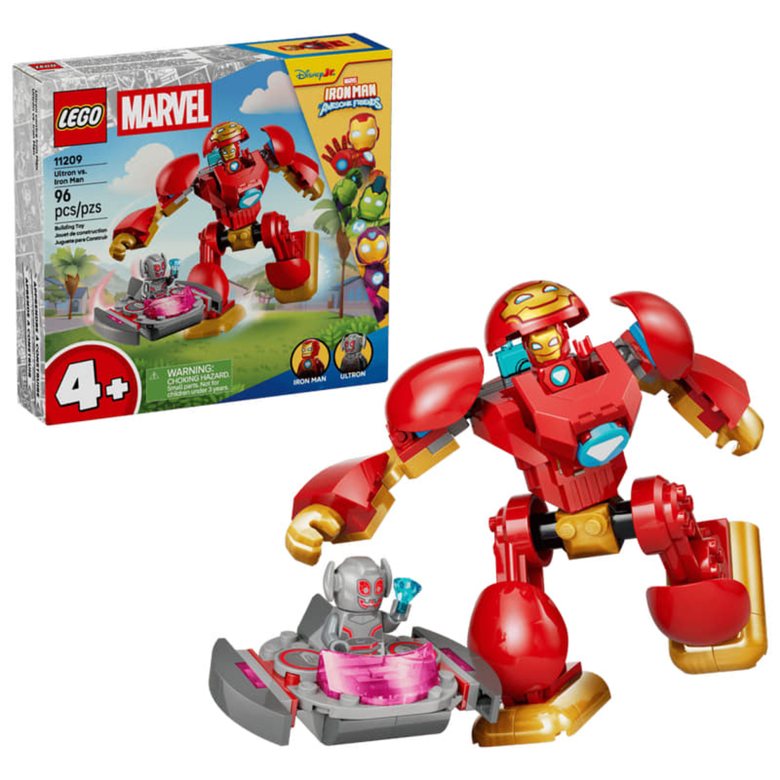 LEGO® Marvel Железния човек и неговите страхотни приятели, Ултрон срещу Железния човек 11209