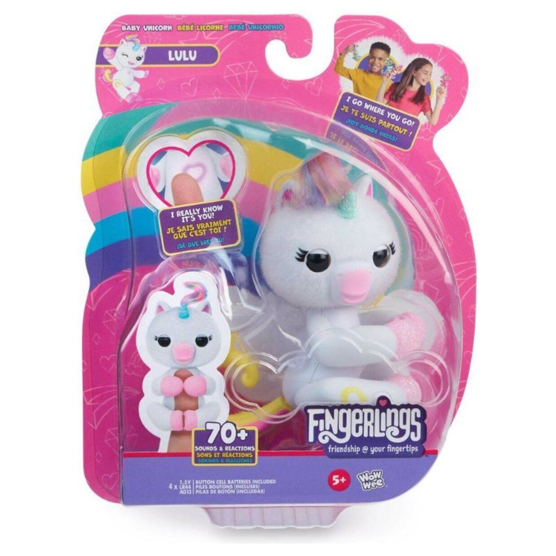 Интерактивна играчка WooWee Baby Unicorn Lulu, 39063