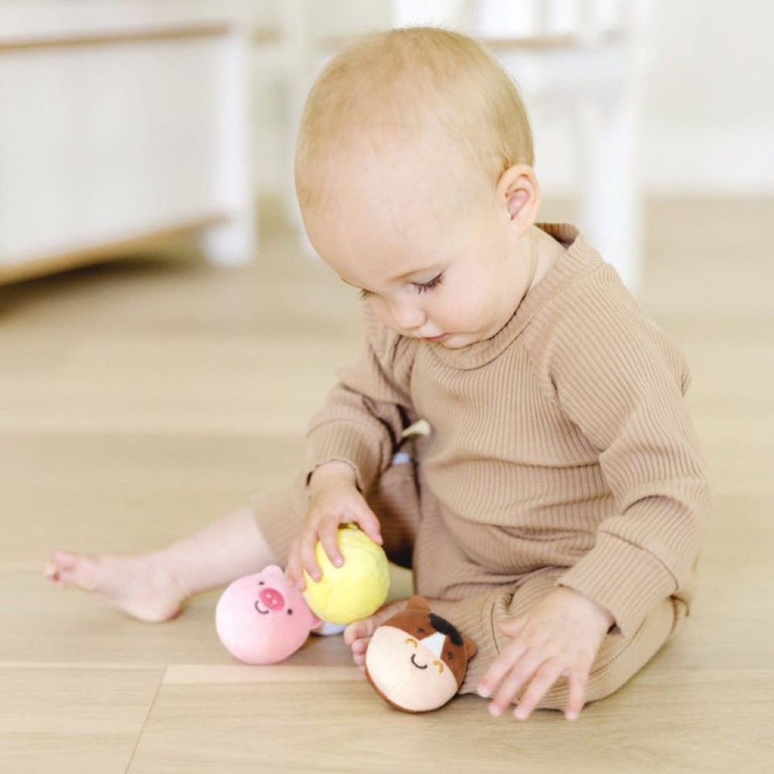 Бебешки плюшени играчки Melissa and Doug Rollables Farm Friends 30734