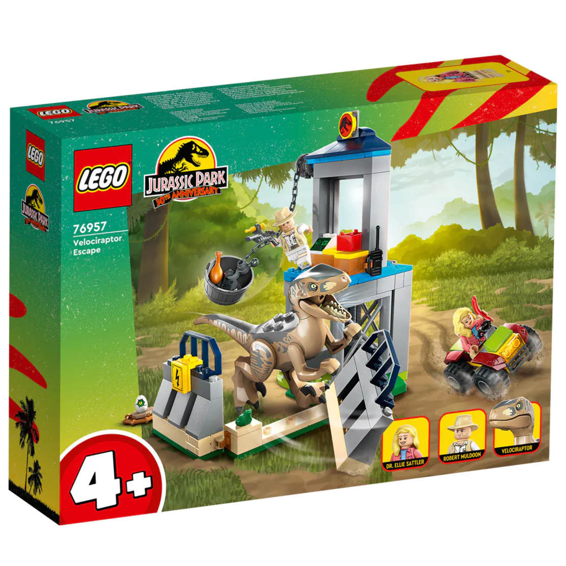 LEGO® Jurassic World Бягство на велосираптор 76957
