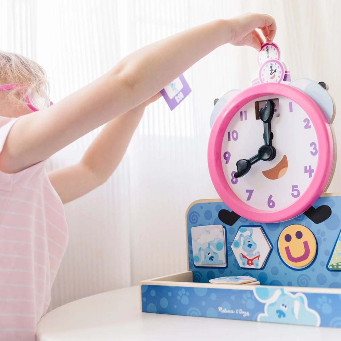 Дървен магнитен часовник Melissa and Doug Blue's Clues & You! Tickety Tock 33014