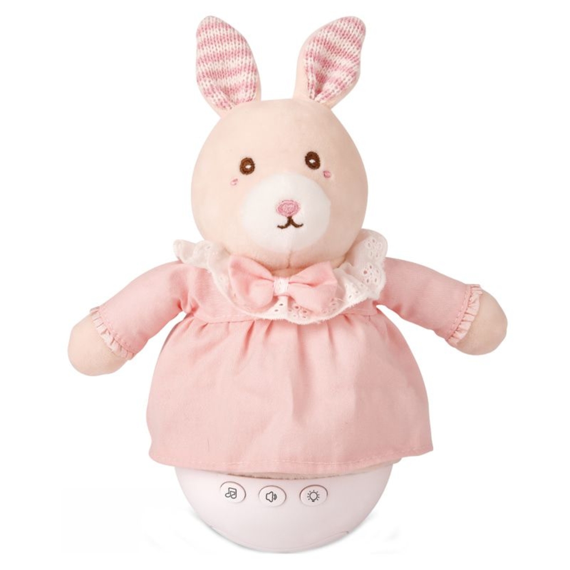 Плюшена музикална играчка Raya Toys Soothing Thumbler Set, неваляшка