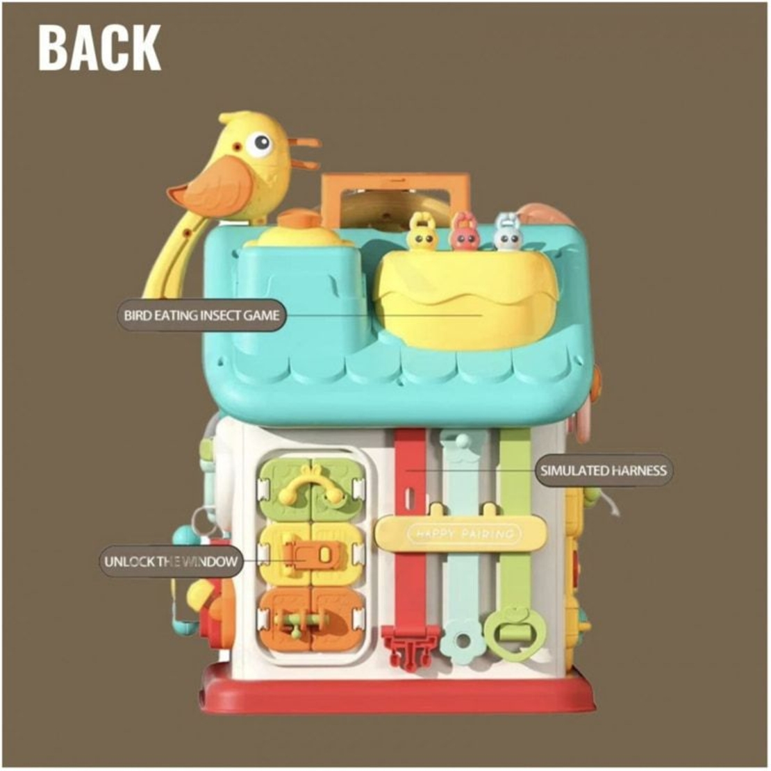 Детска интерактивна играчка Raya Toys Къщичка, с 16 дейности