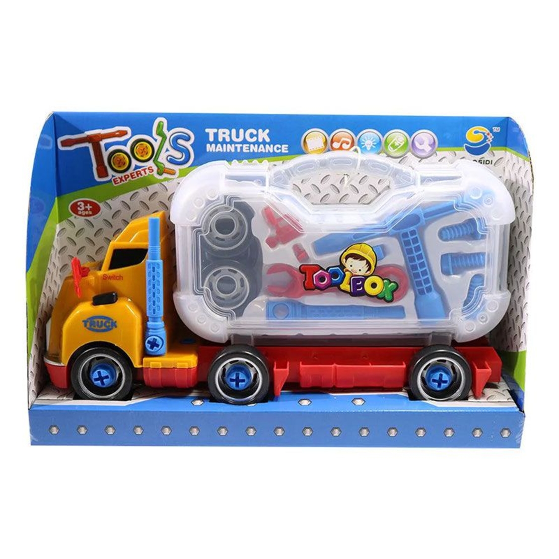 Камион куфар с инструменти Raya Toys Tool Box с музика и светлини