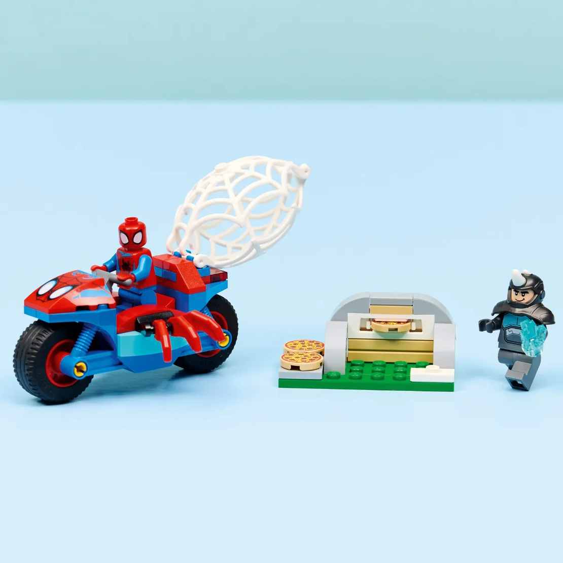 LEGO® Marvel Spidey And His Amazing Friends Спайди на мотоциклет срещу Носорога 11206