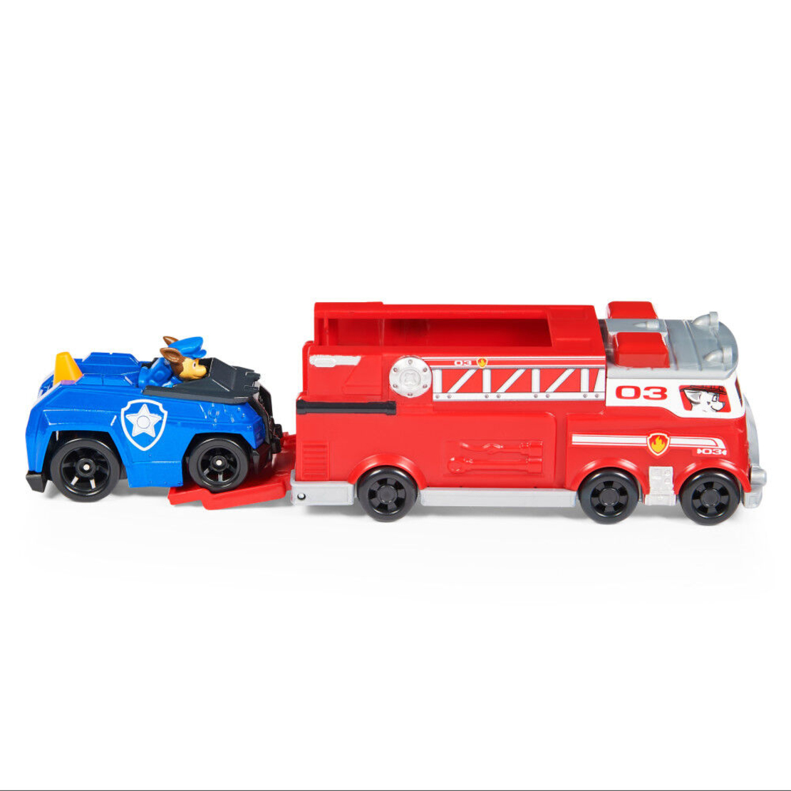 Игрален комплект Spin Master Paw Patrol True Metal 2 превозни средства, Chase