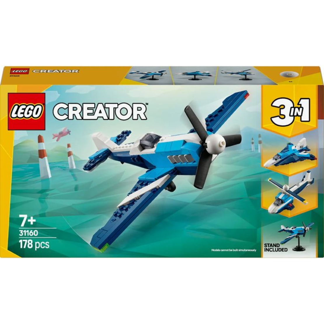 LEGO® Creator Състезателен самолет 31160