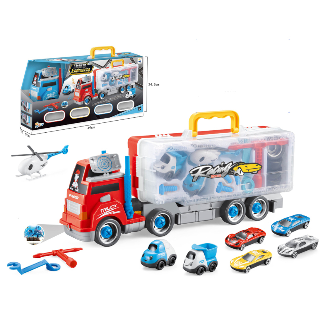 Автовоз с коли Raya Toys