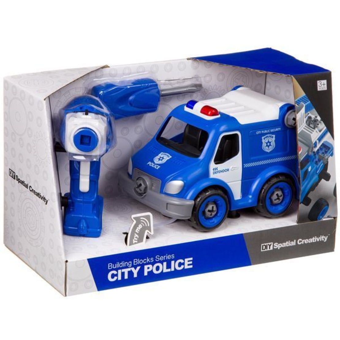 Raya Toys Полицейски бус за сглобяване City Police