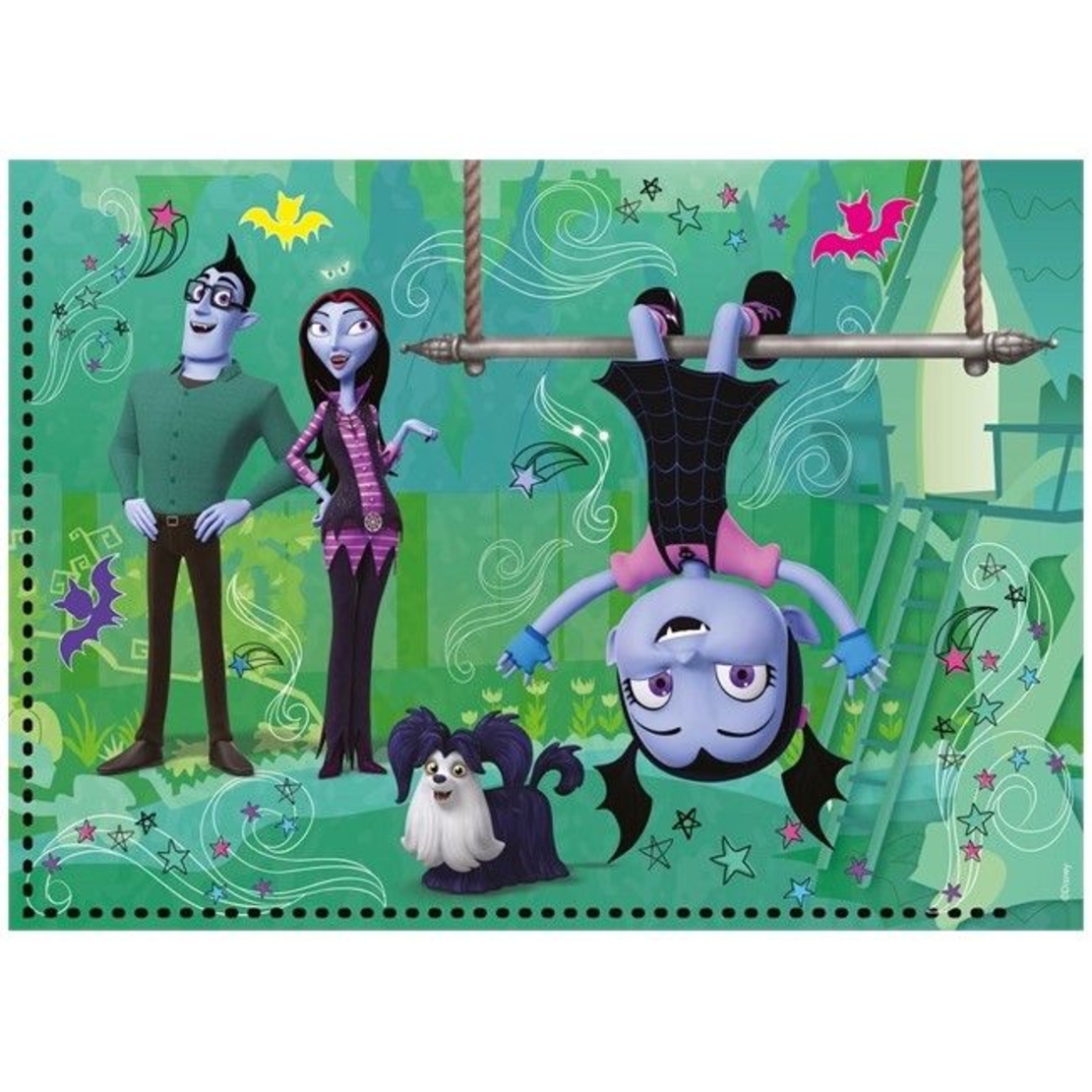 Детски пъзел Lisciani VAMPIRINA PLUS двулицев 24ч 74013
