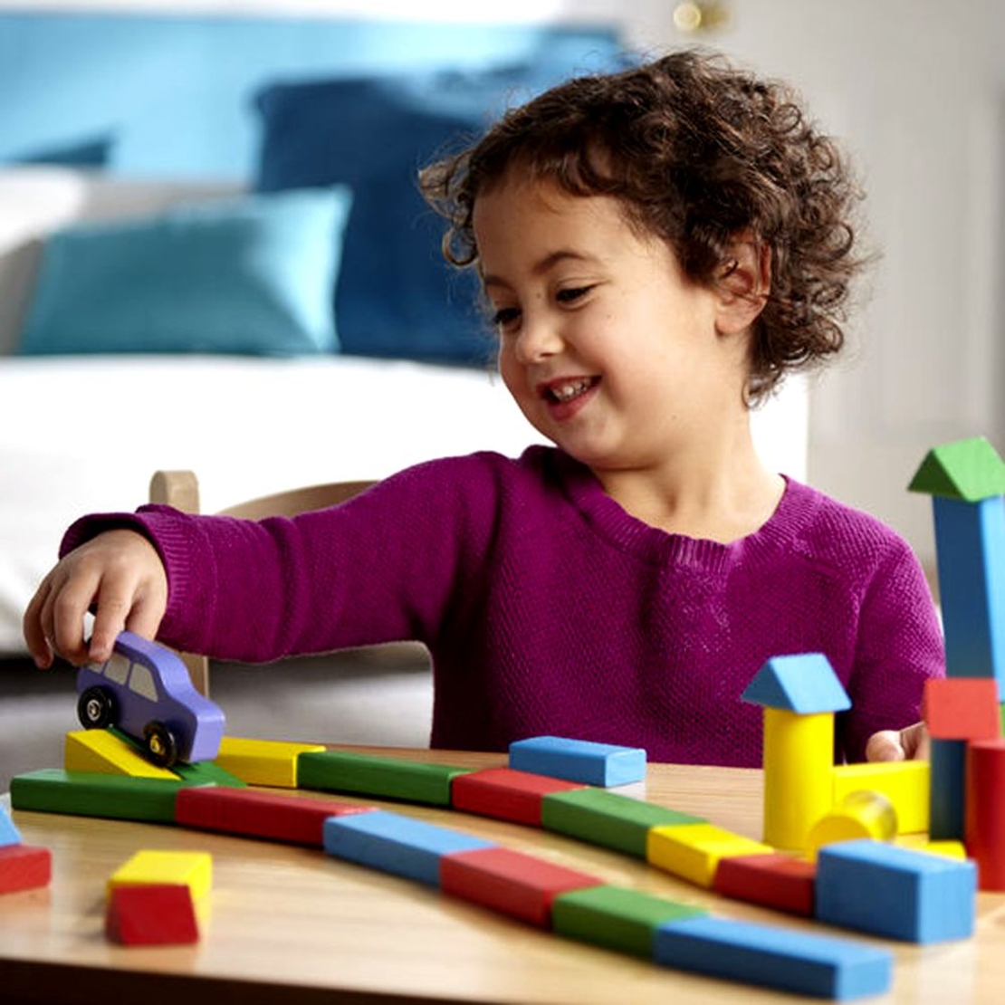 Melissa and Doug Дървени блокчета 100 броя 10481