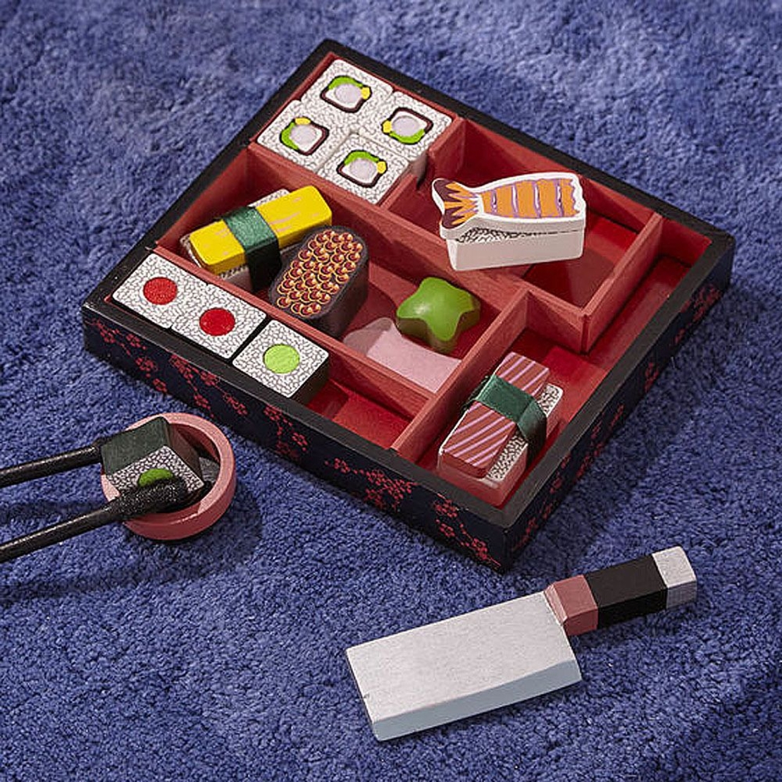 Дървен комплект Суши за рязане Melissa and Doug 12608