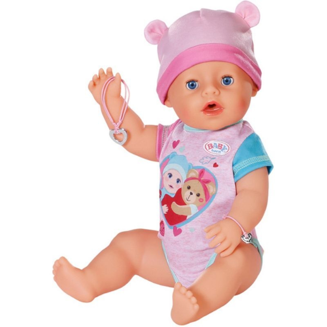 Интерактивна кукла бебе Zapf Creation Baby Born Emma, 43 см., с аксесоари