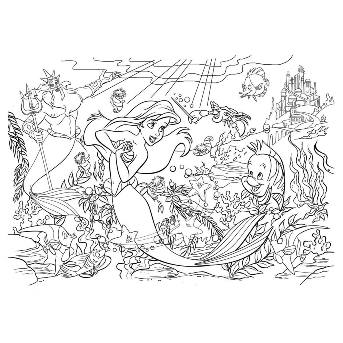 Детски пъзел Lisciani The Little Mermaid 35ч 48168